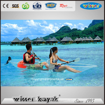 Double/Single Seaters High Quality Transparent Kayak for Sale